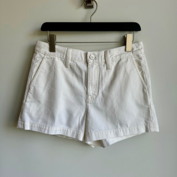 NWT J. Crew White A-line denim short in white SZ Various - Picture 3 of 8